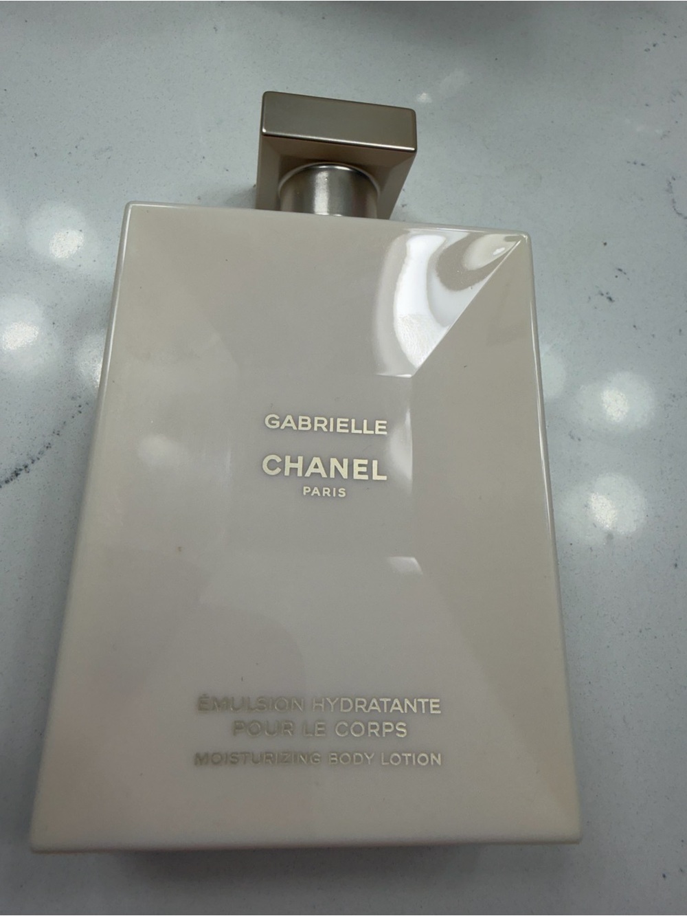 CHANEL Gabrielle Moisturizing Body Lotion — Cream/Gold Accents 6.8 FL oz